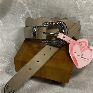 NWT True Love braid belt size L